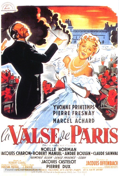 La valse de Paris - French Movie Poster