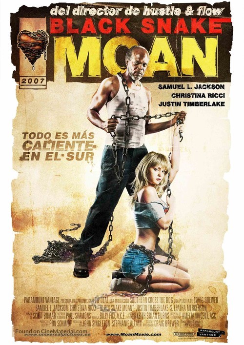 Black Snake Moan - Spanish Movie Poster