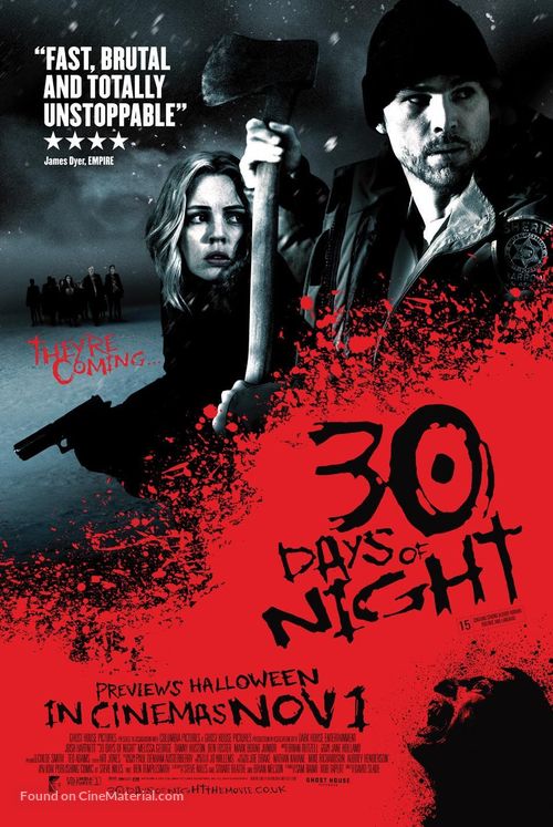 30 Days of Night - British Movie Poster
