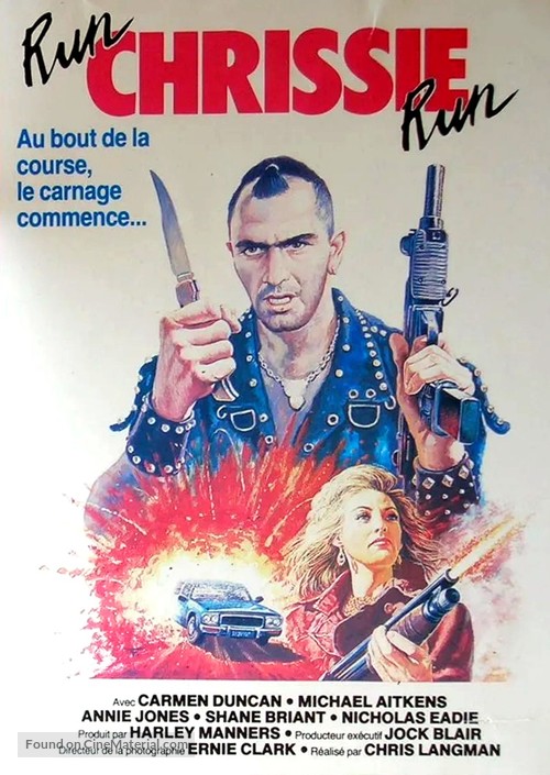 Run Chrissie Run - French Movie Poster