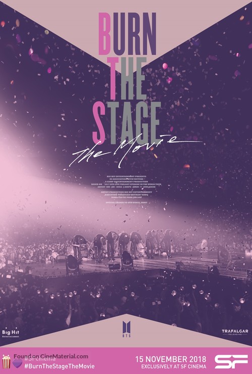 Burn the Stage: The Movie - Thai Movie Poster