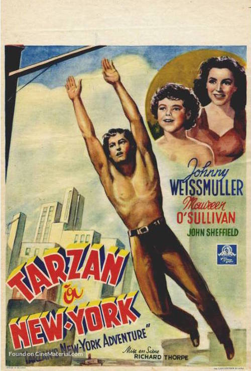 Tarzan&#039;s New York Adventure - Belgian Movie Poster