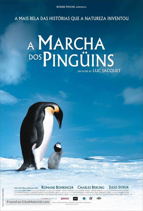 March Of The Penguins - Brazilian poster