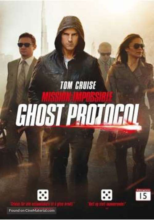Mission: Impossible - Ghost Protocol - Norwegian DVD movie cover