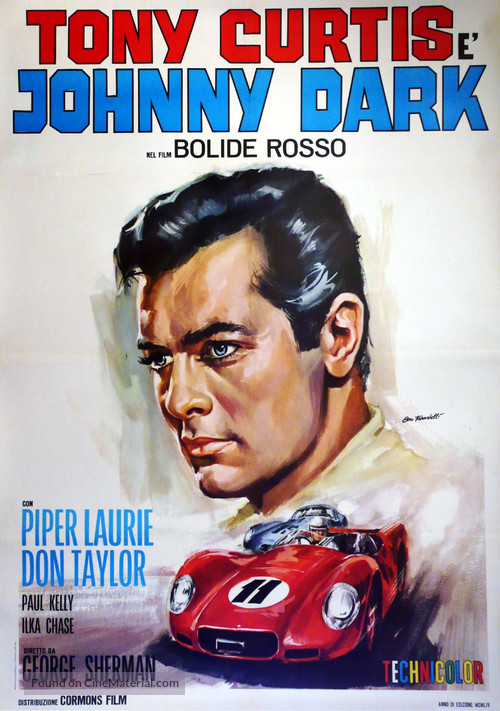 Johnny Dark - Italian Movie Poster