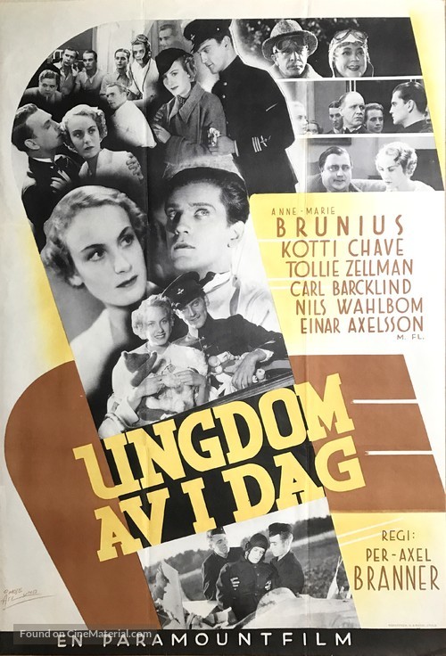 Ungdom av i dag - Swedish Movie Poster