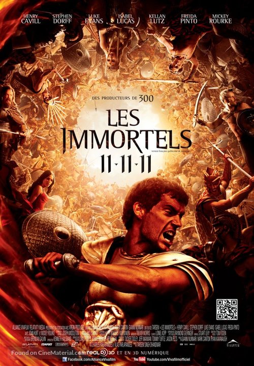 Immortals - Canadian Movie Poster