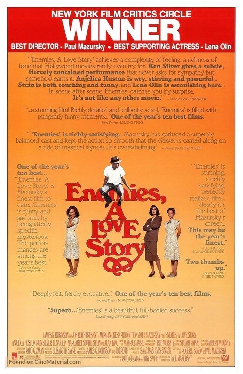 Enemies: A Love Story - Movie Poster