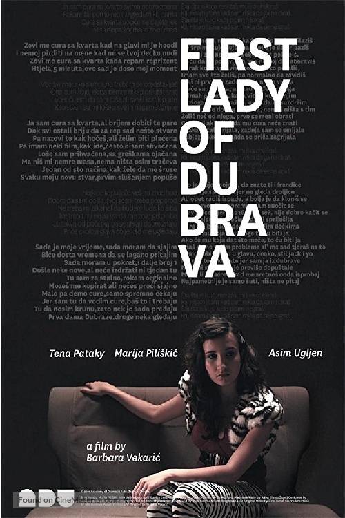 Prva dama Dubrave - Croatian Movie Poster