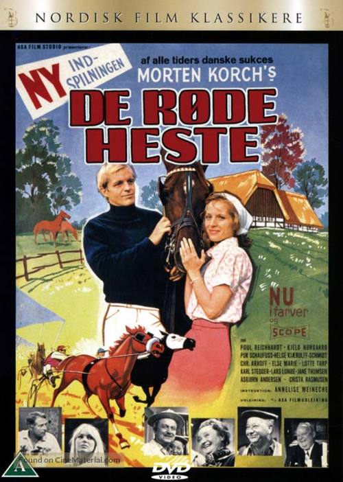 De r&oslash;de heste - Danish DVD movie cover