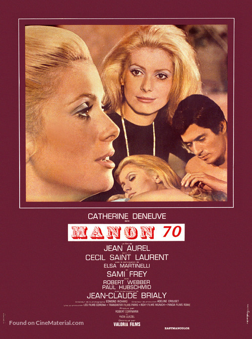 Manon 70 - French Movie Poster