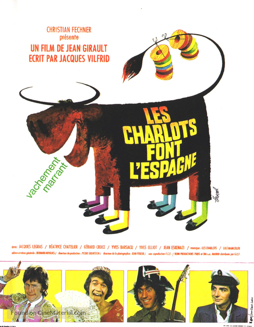 Les Charlots font l&#039;Espagne - French Movie Poster