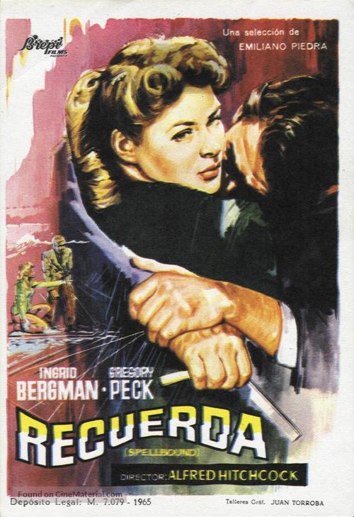 Spellbound - Spanish Movie Poster