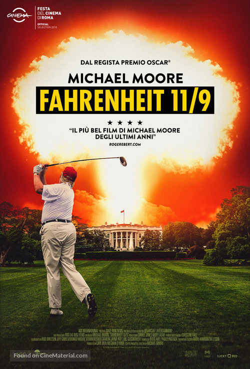 Fahrenheit 11/9 - Italian Movie Poster