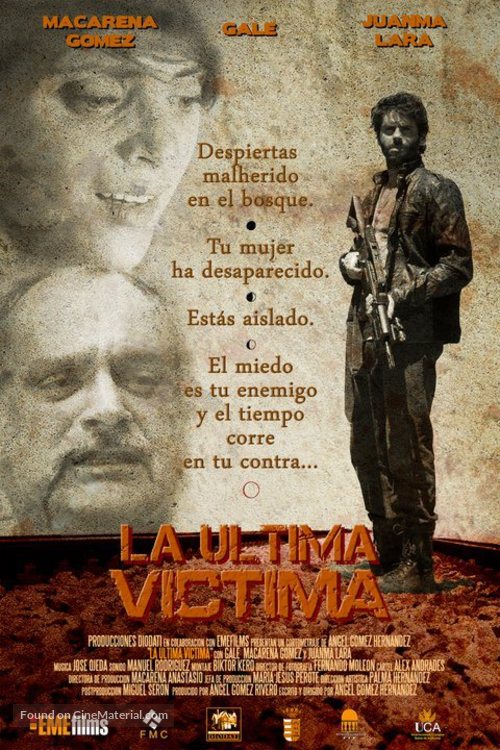 La &uacute;ltima v&iacute;ctima - Spanish Movie Poster