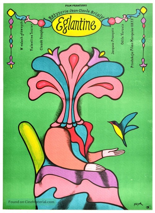 &Eacute;glantine - Polish Movie Poster