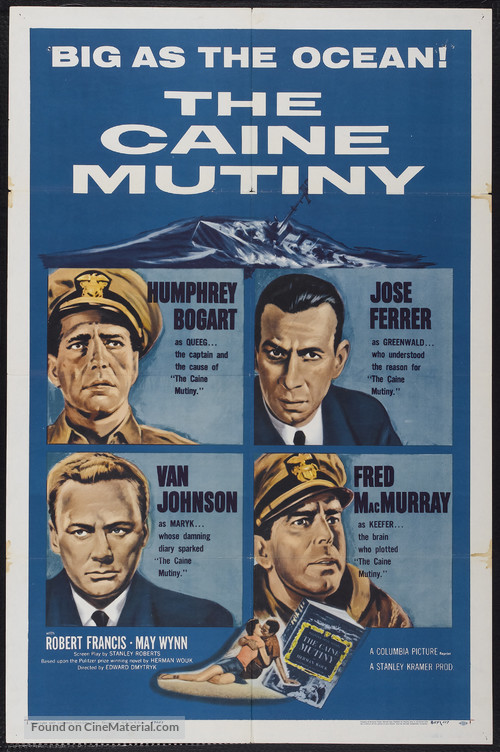 The Caine Mutiny - Re-release movie poster