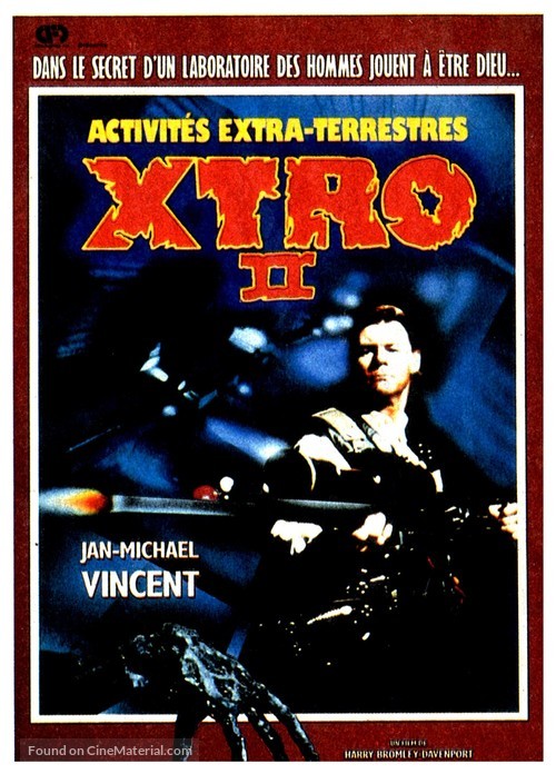 Xtro II: The Second Encounter - French Movie Poster