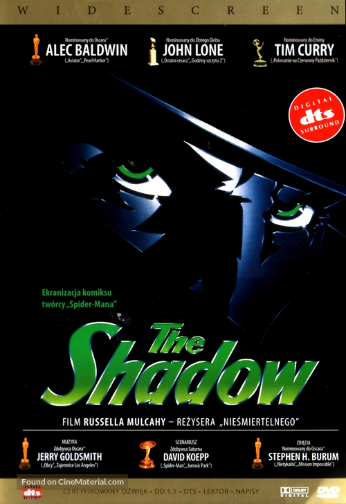 The Shadow - Polish DVD movie cover