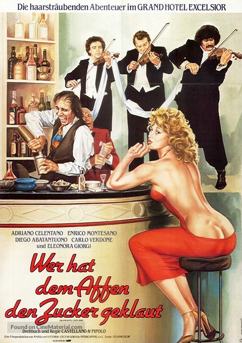 Grand Hotel Excelsior - German Movie Poster