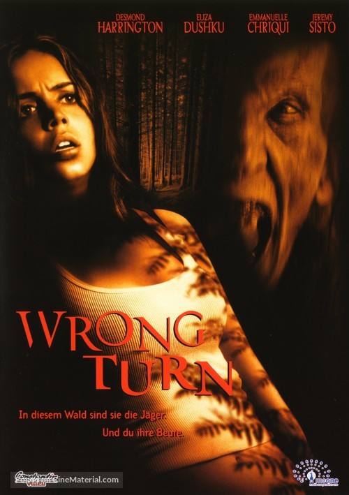 Wrong Turn - DVD movie cover