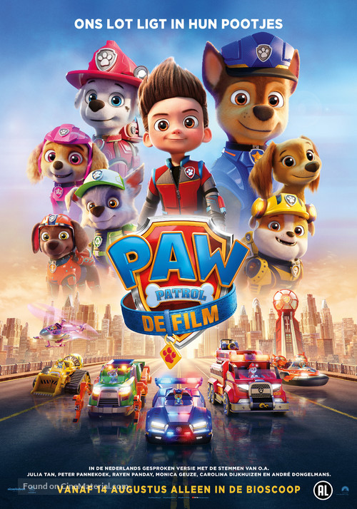 Paw Patrol: The Movie - Dutch Movie Poster