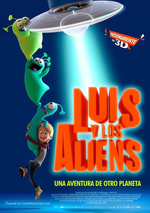 Luis &amp; the Aliens - Colombian Movie Poster