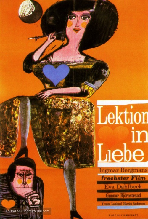 En lektion i k&auml;rlek - German Movie Poster