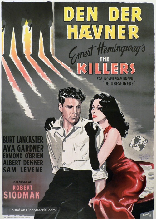 The Killers - Danish Movie Poster