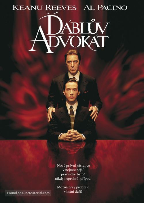 The Devil&#039;s Advocate - Czech DVD movie cover
