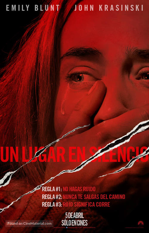 A Quiet Place - Bolivian Movie Poster