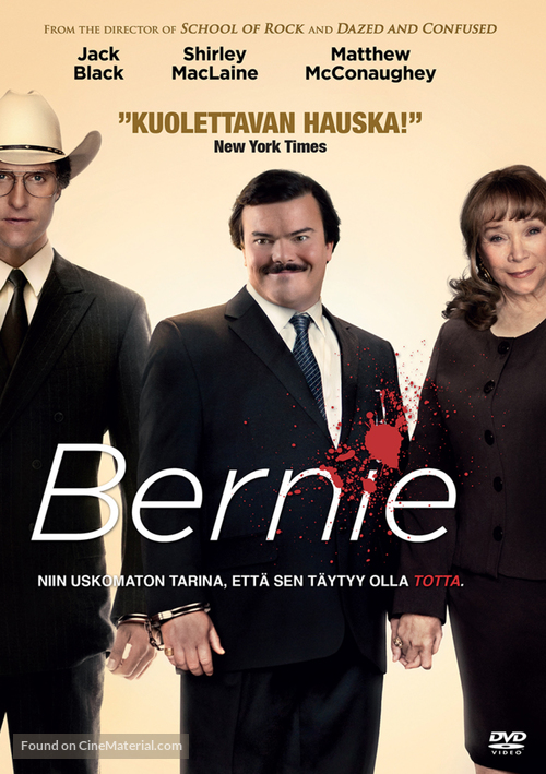 Bernie - Finnish DVD movie cover