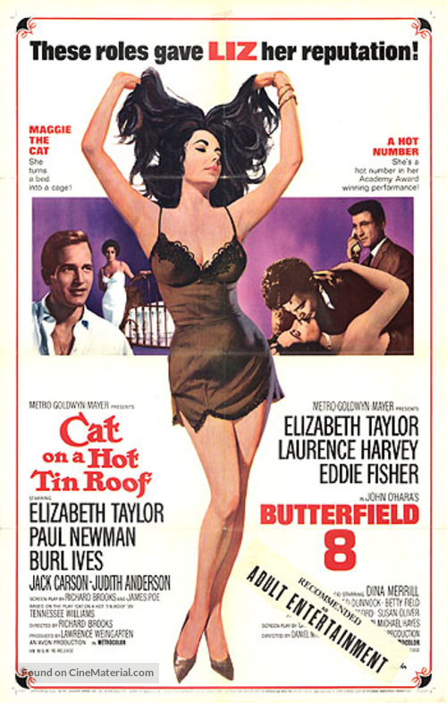 Cat on a Hot Tin Roof - Movie Poster