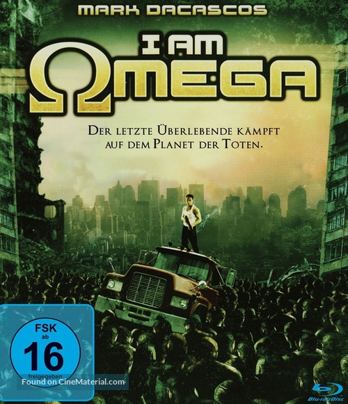 I Am Omega - German Blu-Ray movie cover