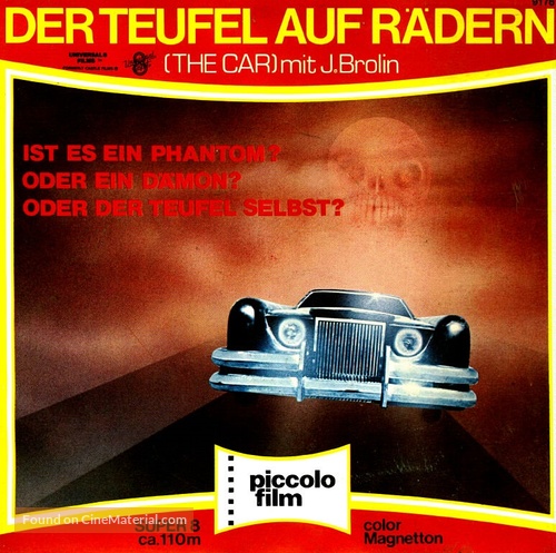 The Car - German Movie Cover