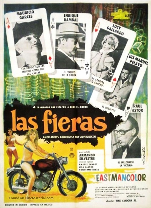 Las fieras - Mexican Movie Poster