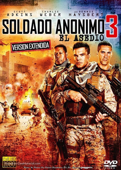 Jarhead 3: The Siege - Spanish DVD movie cover