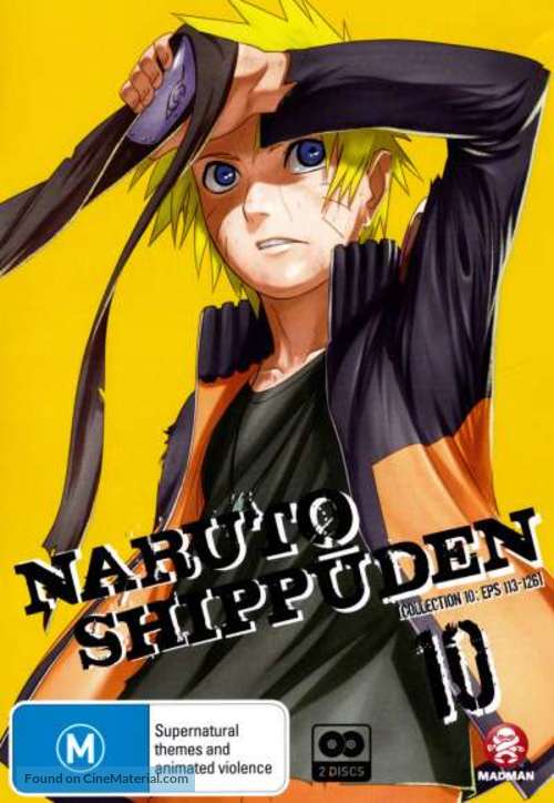 &quot;Naruto: Shipp&ucirc;den&quot; - Australian DVD movie cover