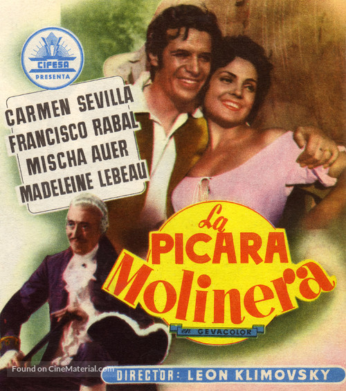 La p&iacute;cara molinera - Spanish Movie Poster