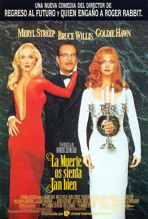 Death Becomes Her - Spanish Movie Poster