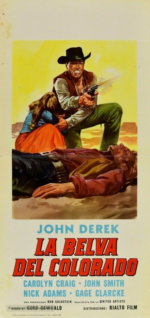 Fury at Showdown - Italian Movie Poster