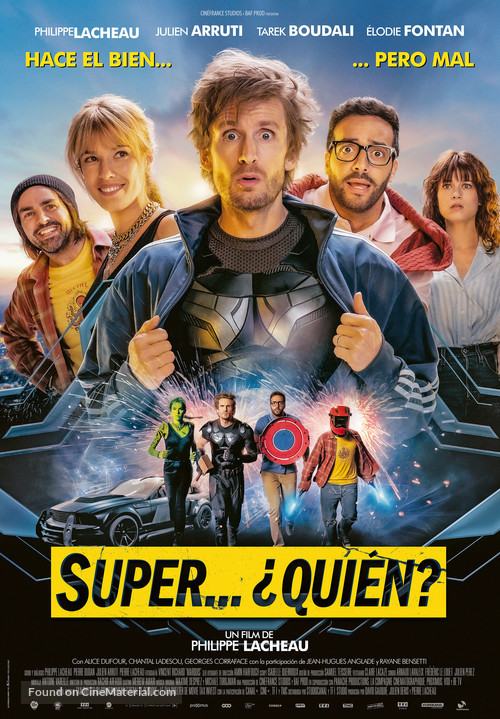 Super-h&eacute;ros malgr&eacute; lui - Spanish Movie Poster