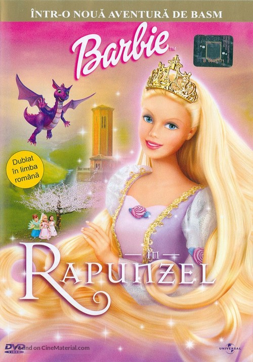 Barbie As Rapunzel - Romanian Movie Cover