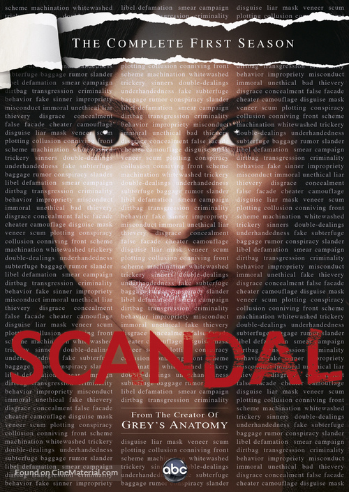 &quot;Scandal&quot; - DVD movie cover
