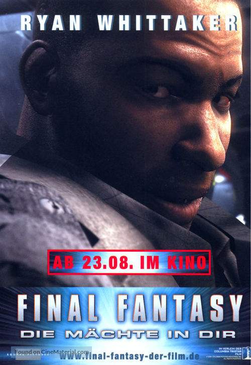Final Fantasy: The Spirits Within - German Movie Poster