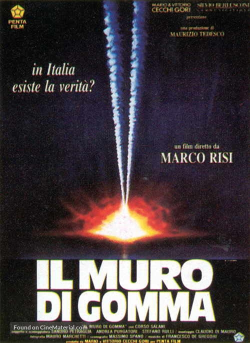 Il muro di gomma - Italian Movie Poster