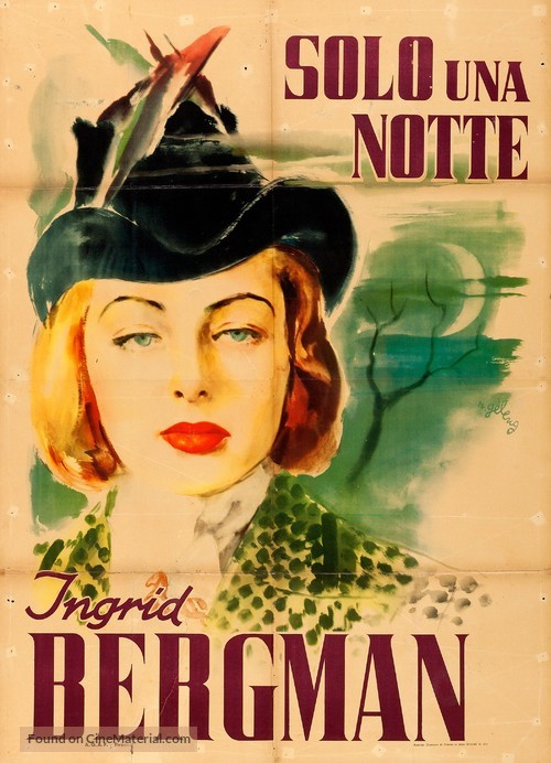 En enda natt - Italian Movie Poster