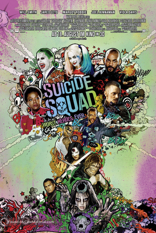 Suicide Squad - Swiss Movie Poster