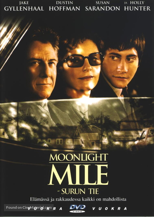 Moonlight Mile - Finnish DVD movie cover