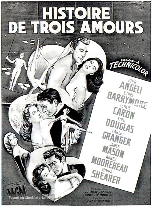 The Story of Three Loves - French Movie Poster